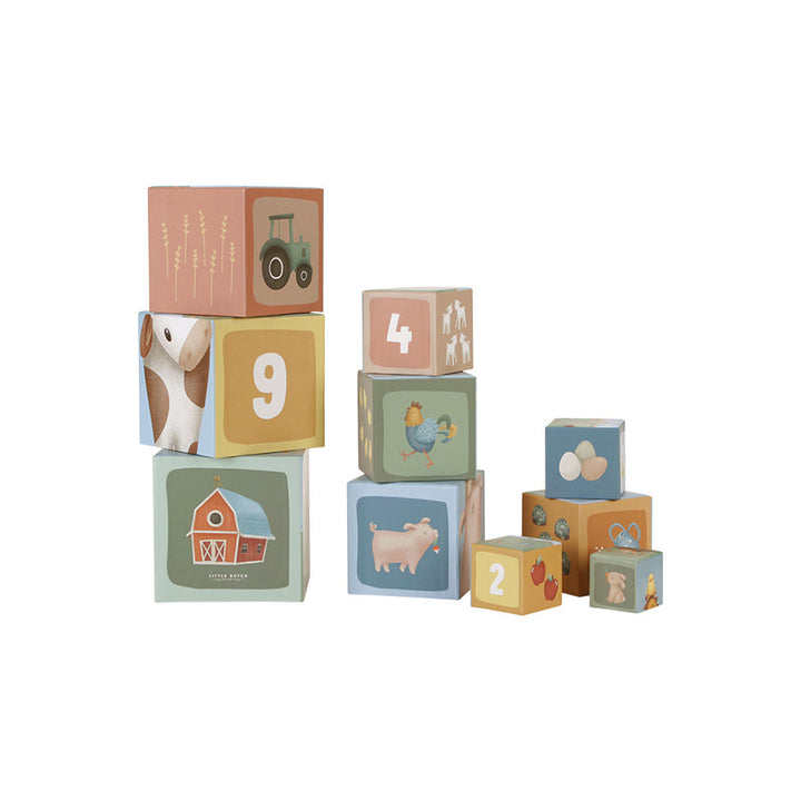 Building Blocks cardboard Little Farm FSC