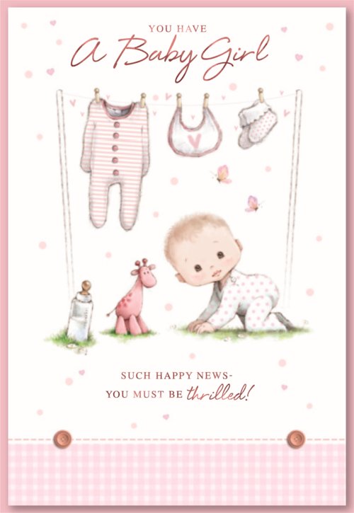 Birth Girl Card