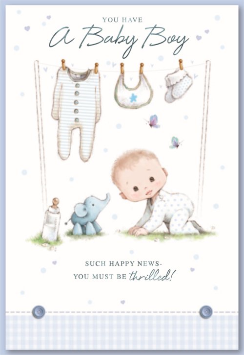 Birth Boy Card