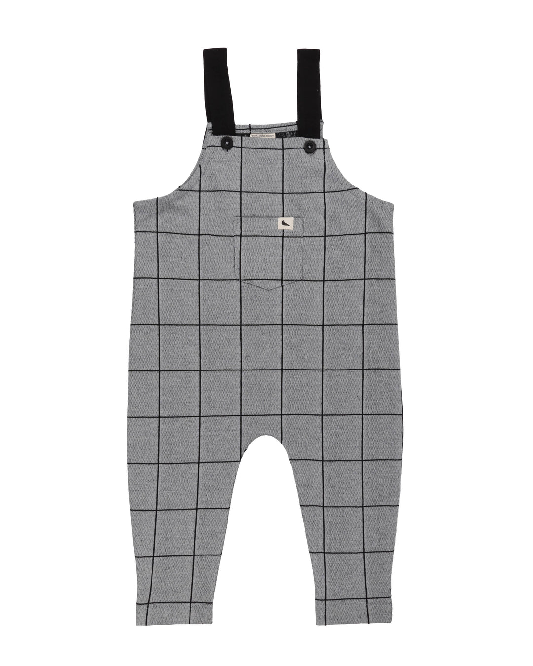 Window Pane Check Dungarees