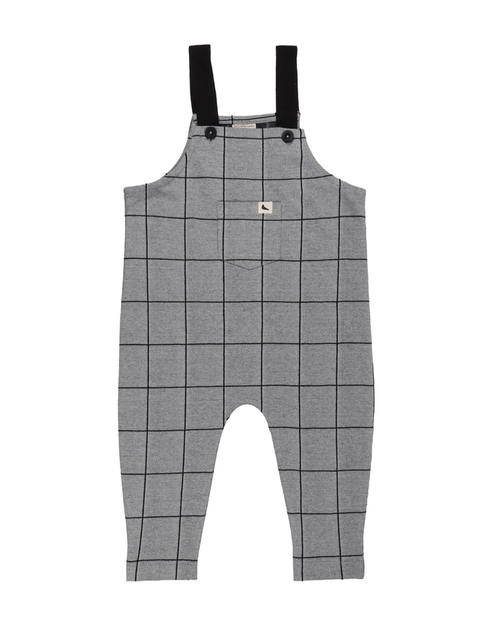 Window Pane Check Dungarees