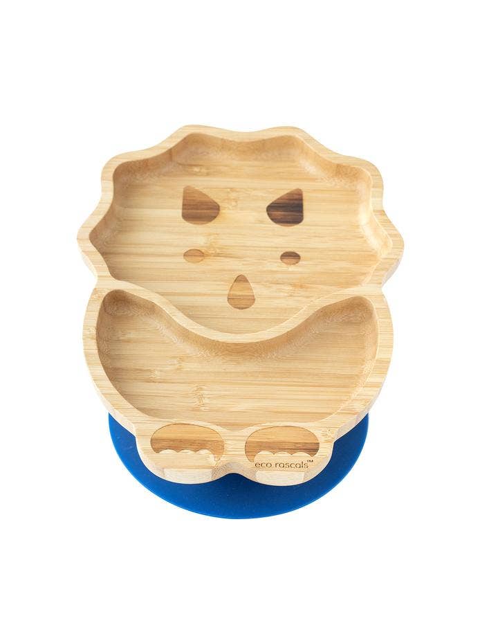 Eco Rascals Bamboo Dinosaur Plate with Suction Base